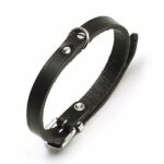 Karlie RONDO Halsband genietet - Schwarz - 10 mm, 24 cm