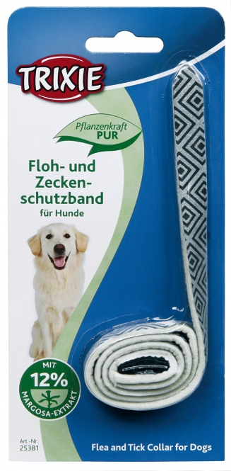 Trixie Floh- und Zeckenschutzband für Hunde, reflektierend