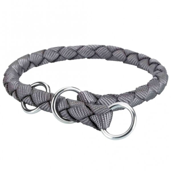 Trixie Cavo Zug-Stopp-Halsband - graphit 25-31 cm/ø 12 mm