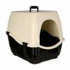Trixie Katzentoilette Bill 1S mit Haube - schwarz/creme