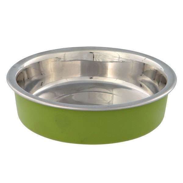 Trixie Kleintiernapf aus Edelstahl mit Kunststoffmantel