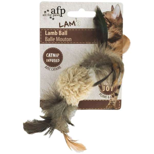 All for Paws Lammfellball mit Vogelsound
