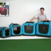 Pet-Star Transporthütte CARRY BOX, 70 cm - Hellblau
