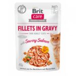 Brit Care Cat PB Fillets in Gravy - Lachs 85g