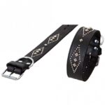 Karlie RONDO Halsband doubliert mit Ziernieten - 80cm/50mm