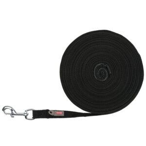 Trixie Schleppleine, 15 m / 20 mm, schwarz