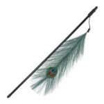 Trixie Spielangel mit Pfauenfeder aus Kunststoff/Polyester