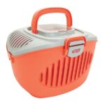 Living World Paws2Go Kleintierbox - lachsrosa/grau