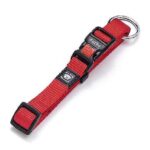 Karlie ASP Halsband verstellbar - Rot - 40 mm, 55-75 cm