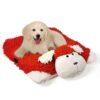 Karlie Flamingo Liegekissen DOGMAXX Sleep&Play - 40 x 40 cm - Rot/Weiß