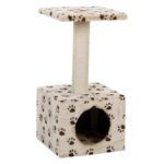 Trixie Junior Kratzbaum Zamora - Beige mit Pfoten